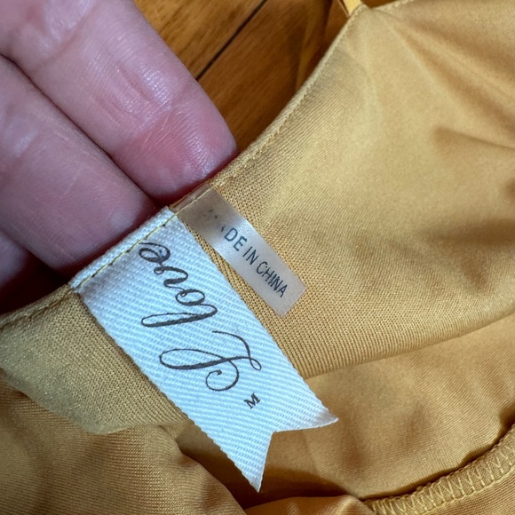 Yellow cotton maxi - Picture 4 of 4